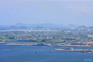 小松島港祭りブルーインパルス展示飛行2日目