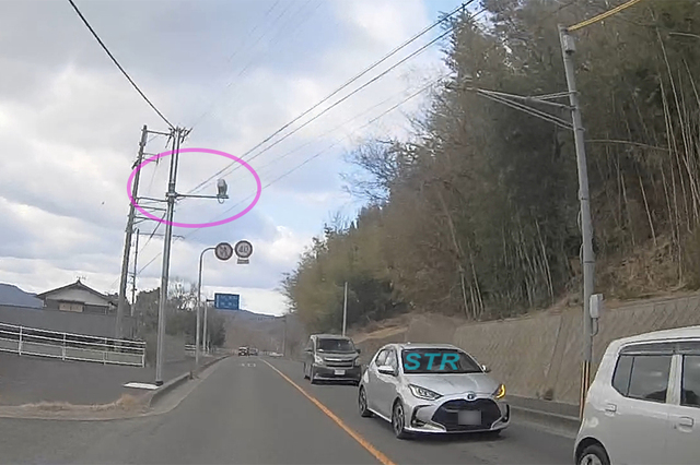 三豊市三野町大見 国道11号線のNシステム