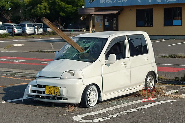 坂出名物？復元されつつあったホンダライフ(坂出仕様)？？がさらに酷い姿に・・・