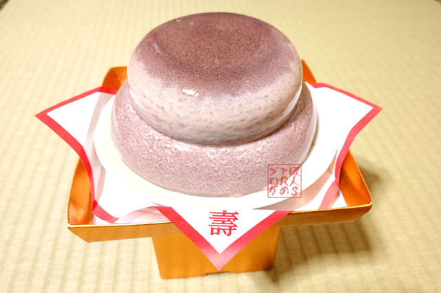 鏡餅型チョコレート風プリンを作る